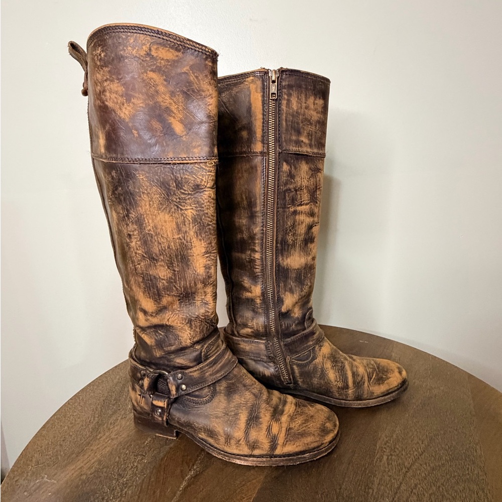 Frye Melissa Harness Inside Zip